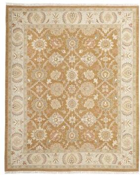 KALATY Brown/Ivory Soumak Flatweave Area Rug
