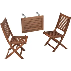 Merxx Cordoba Set 3tlg. Balkonhängetisch