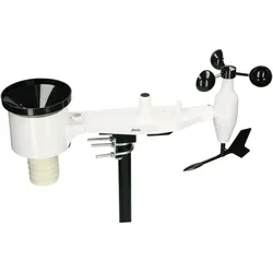 Alecto WS5200 weerstation, Wetterstation, Weiss, Schwarz