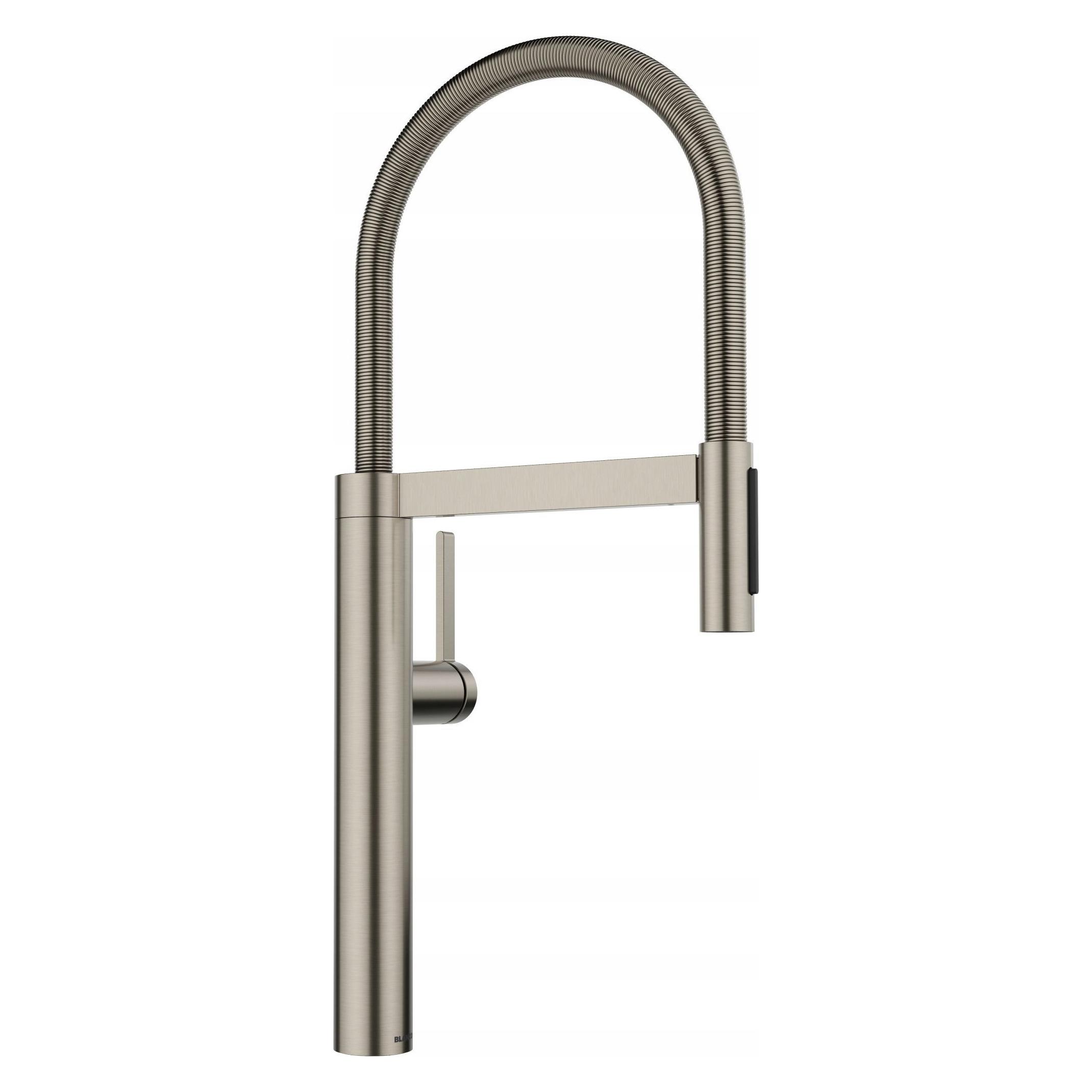 Blanco CULINA-S II satin platinum | Hochdruck | Mit herausziehbarem Schlauch | Wechsel von Klarstrah (527702)
