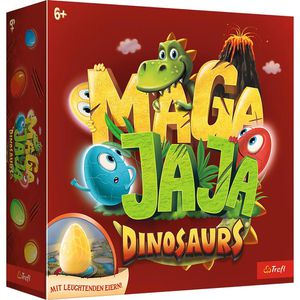 Trefl Brettspiel 02476, Maga Jaja - Dinosaurier, ab 6 Jahre, 2-4 Spieler