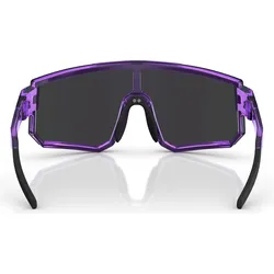 Bliz, Unisex, Sportbrille, P005 (gelb-violett-transparent, Smoke/Violett verspiegelt), Transparent, Violett