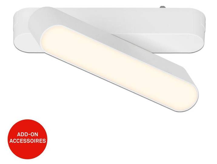 Briloner Luxtrail Système de rail\, Blanc chaud\, Orientable\, Accessoires\, Blanc\, 13 cm