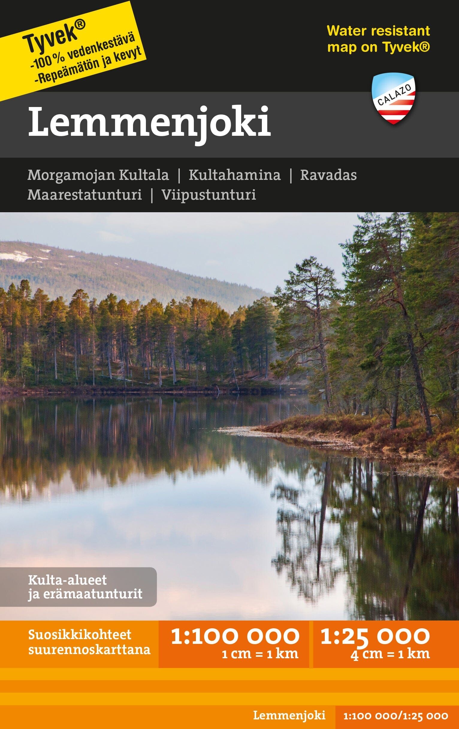 Carte de plein air - Lemmenjoki - (Finlande)   Calazo
