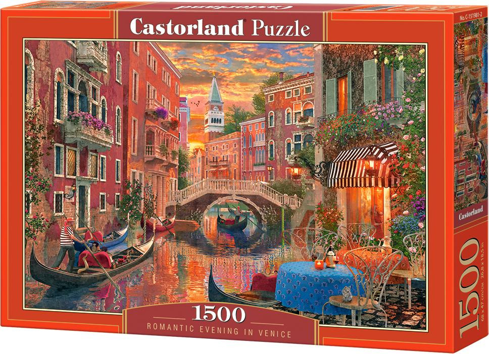 Castorland Puzzel Romantische Avond in Venetië 1500 stukjes