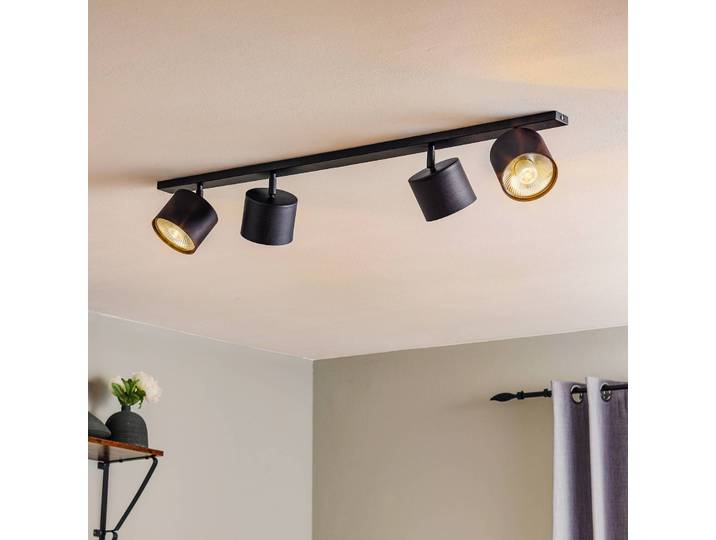 Deckenlampe Bot ALDEX, dimmbar, schwarz, für Wohn- / Esszimmer, Metall, Deckenlampe