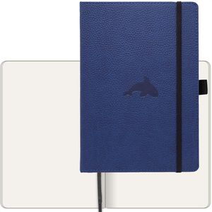 Dingbats Notizbuch D5101BL Wildlife, Kunstleder Hardcover, blau, 96 Blatt / 192 Seiten, 100 g/m², blanko, A4