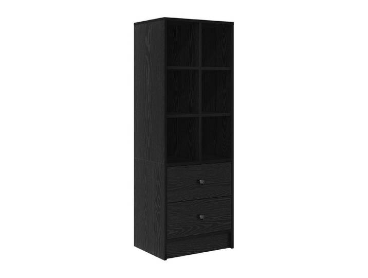 vidaXL Highboard Highboard Schwarz Eichen-Optik 45,5 x 34 x 127 cm (1 St)