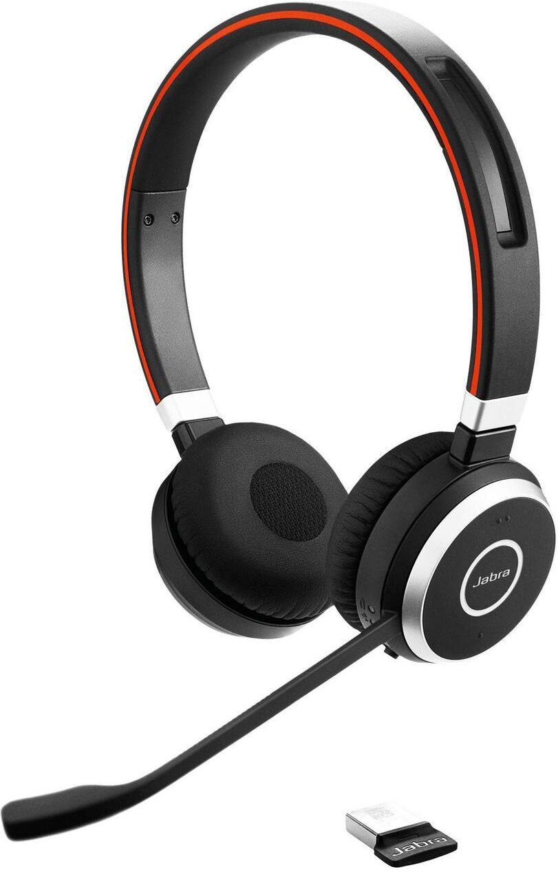 Jabra Evolve 65 SE UC Stereo Wireless Headset with Charging Stand