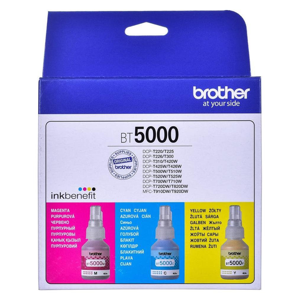 Brother Tusz Zestaw CMY BT5000 Oryginał (BT5000CLVAL) (C, M, Y) (BT5000CLVAL)
