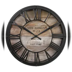 Atmosphera - Uhr im Vintage-Retro-Stil, D,37xP,8cm