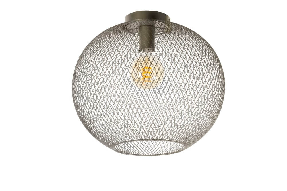 ETH Billie design plafondlamp bruin Ø 40 cm