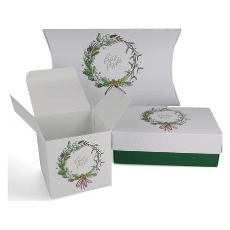 Buntbox 3 Frohes Fest M Geschenkboxen-Set weiss (3x) (2050-26)