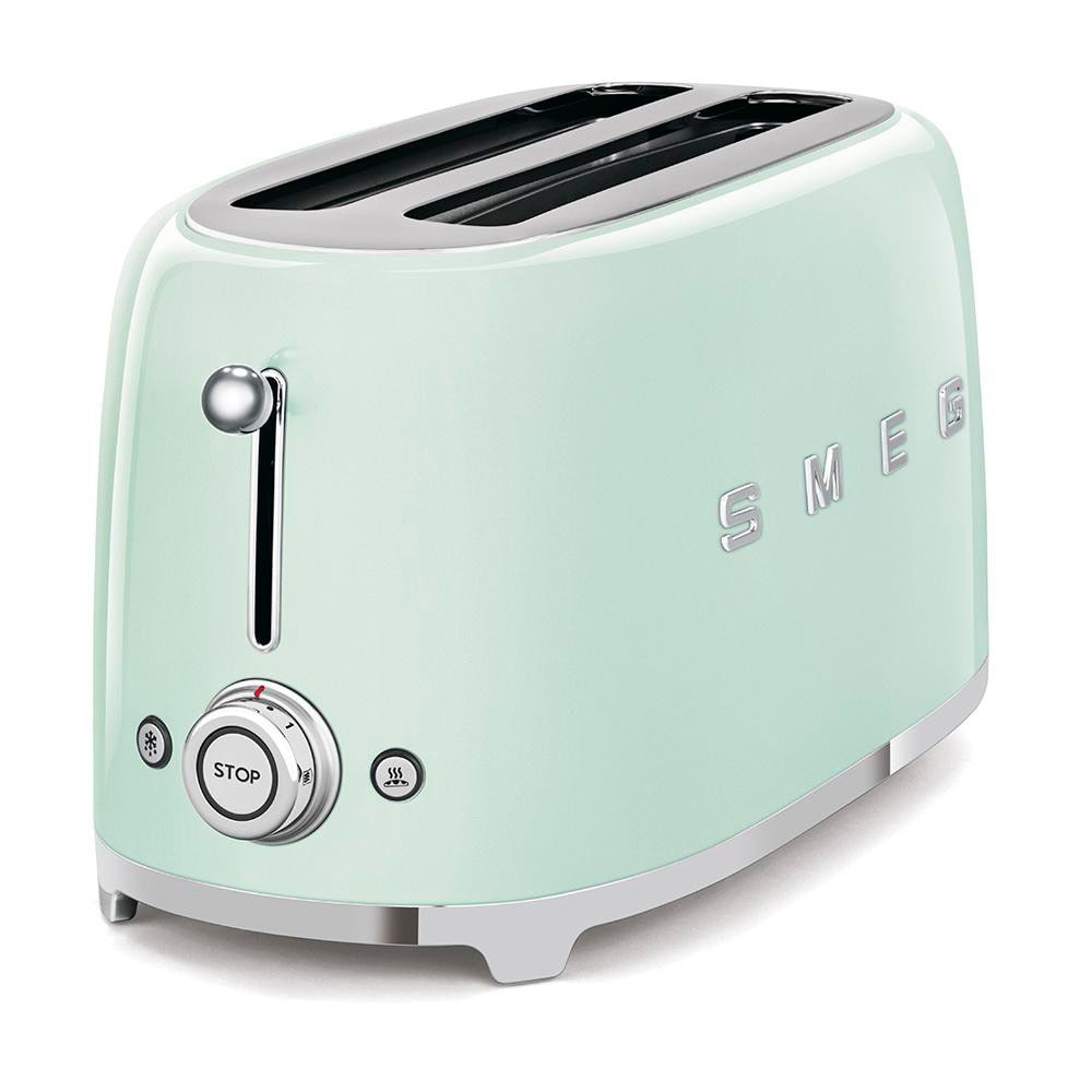SMEG TSF02PGEU 50s Style 4 Scheiben Langschlitz Toaster Pastellgrün
