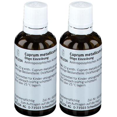 Cuprum Metallicum praep.0,4% ölige Einreibung 2x 2x40 g