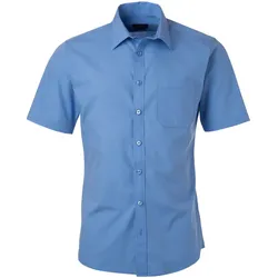 Kurzarm Hemd "JN680" - 3XL - aqua