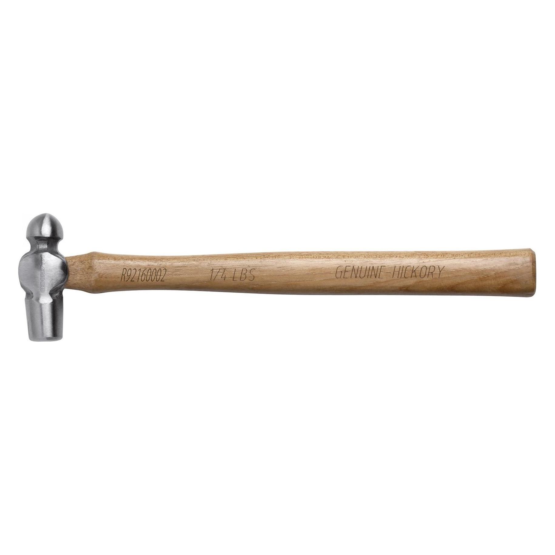 Gedore Red red R92160002 Schlosserhammer Engl. 1/4lbs Hickory (176 g) (3300766)
