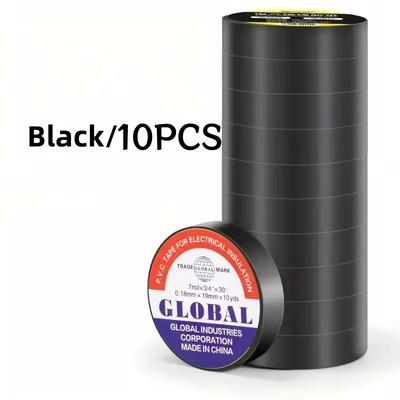 Temperature Electrical Insulation Tape Flexible Rubber Wire Protection Tape 10 Rolls