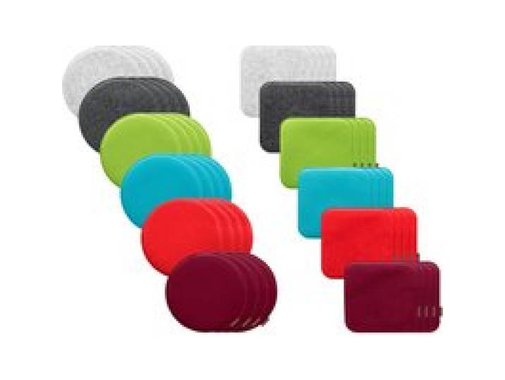 MAGMA Lot de 4 coussins de chaise d'intérieur Avaro