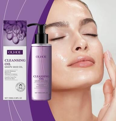 Top Demand Picks Lightweight Grape Seed Cleansing Oil For Face, Nourish Moisturizing Makeup Remover, Smooth Soothing Non Irritating Oil Lightweight Grape Seed Cleansing Oil For Face, Nourish Moisturizing Makeup Remover, Smooth Soothing Non Irritating Oil