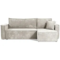 ECKSOFA Ezekiel 3 Sitzplätze Gebrochenes Weiß