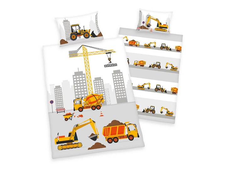 Parure de lit enfant Chantier Multicolore
