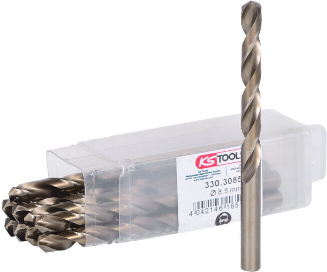 Forets HSS-Co au cobalt, 8,5mm, 117mm ; KS Tools (330.3085)
