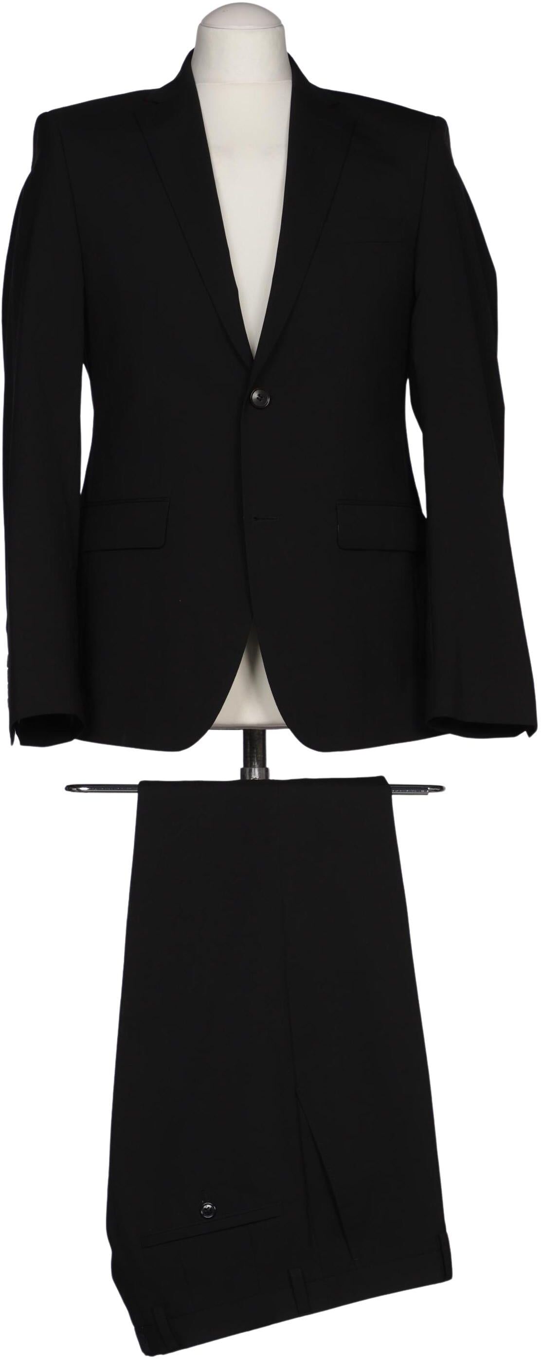 Club of Gents Herren Anzug, Schwarz, Gr. M, kein / Etikett - Second Hand