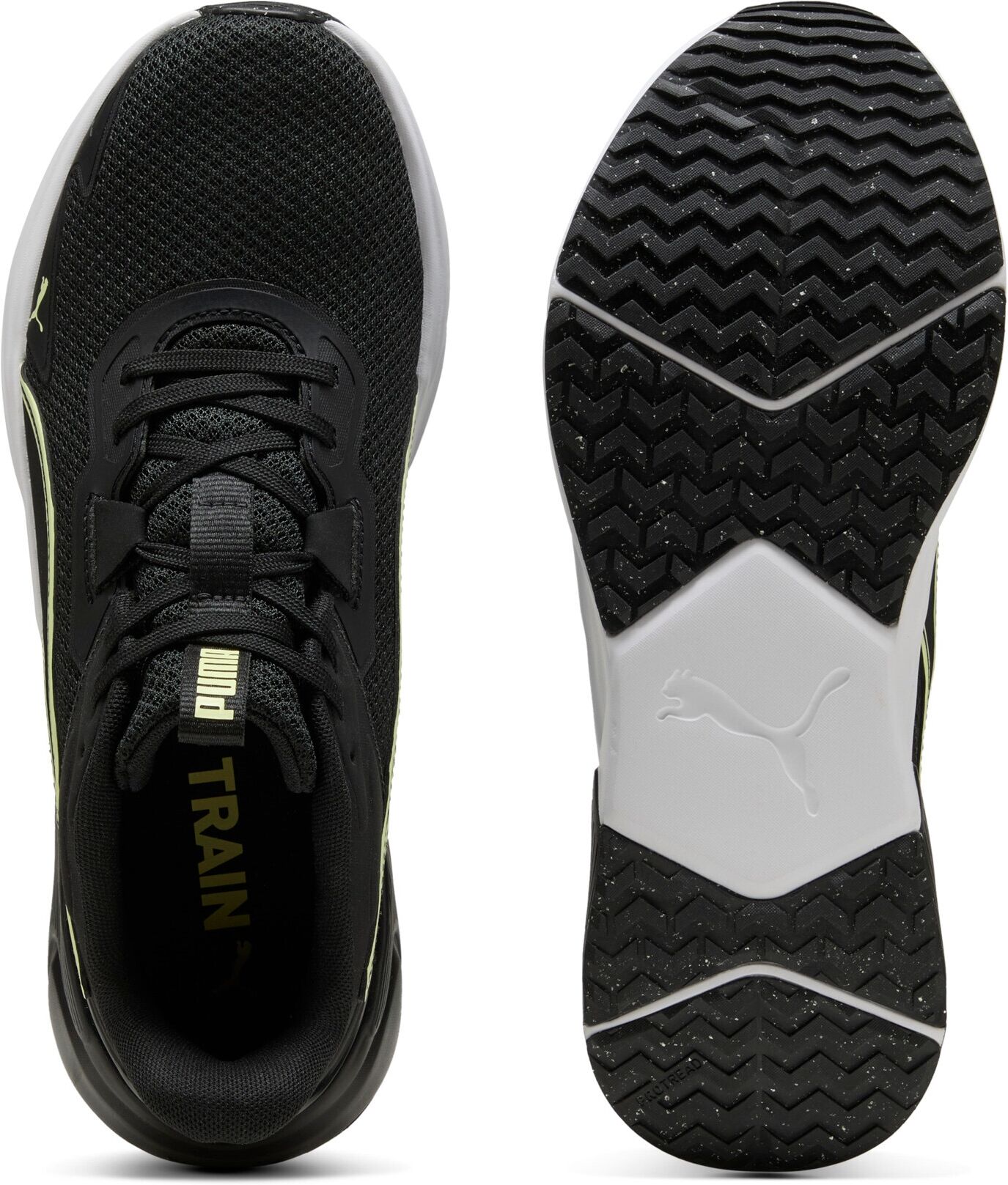 Trainingsschuh PUMA "DISPERSE XT 4", Gr. 37, Textil, puma schwarz, apple spritz, Schuhe Trainingsschuh, Textil-Obermaterial, Gummilaufsohle mit PROTREAD-Technologie puma schwarz, apple spritz 37, Textil