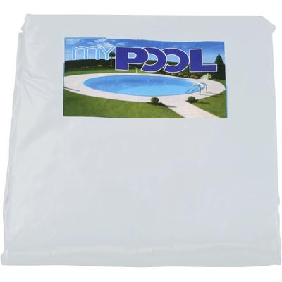 Poolinnenhülle MY POOL BWT "für 120 cm tiefe Pools", grau, H:120cm Ø:400cm, Polyvinylchlorid (PVC), Baufolien