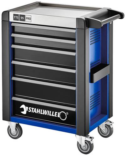 Stahlwille 81200161 Werkstattwagen Herstellerfarbe: Blau, Schwarz
