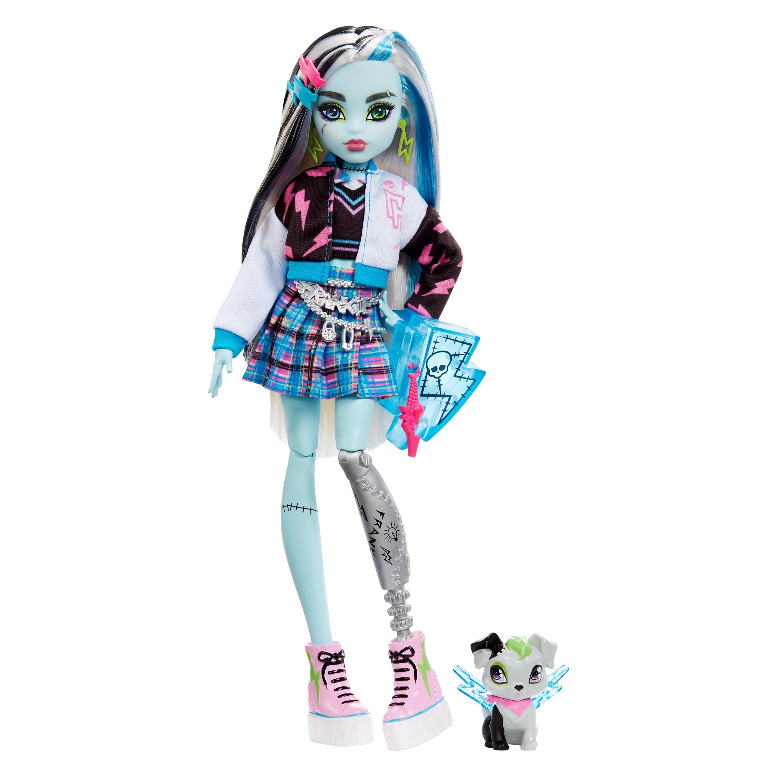 Monster High Frankie Stein mit Haustier und Zubehör (01123003)