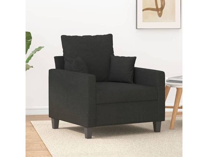 Prix bas - Fauteuil-chaise Longue de salon - Noir 60 cm Tissu （937004021626)