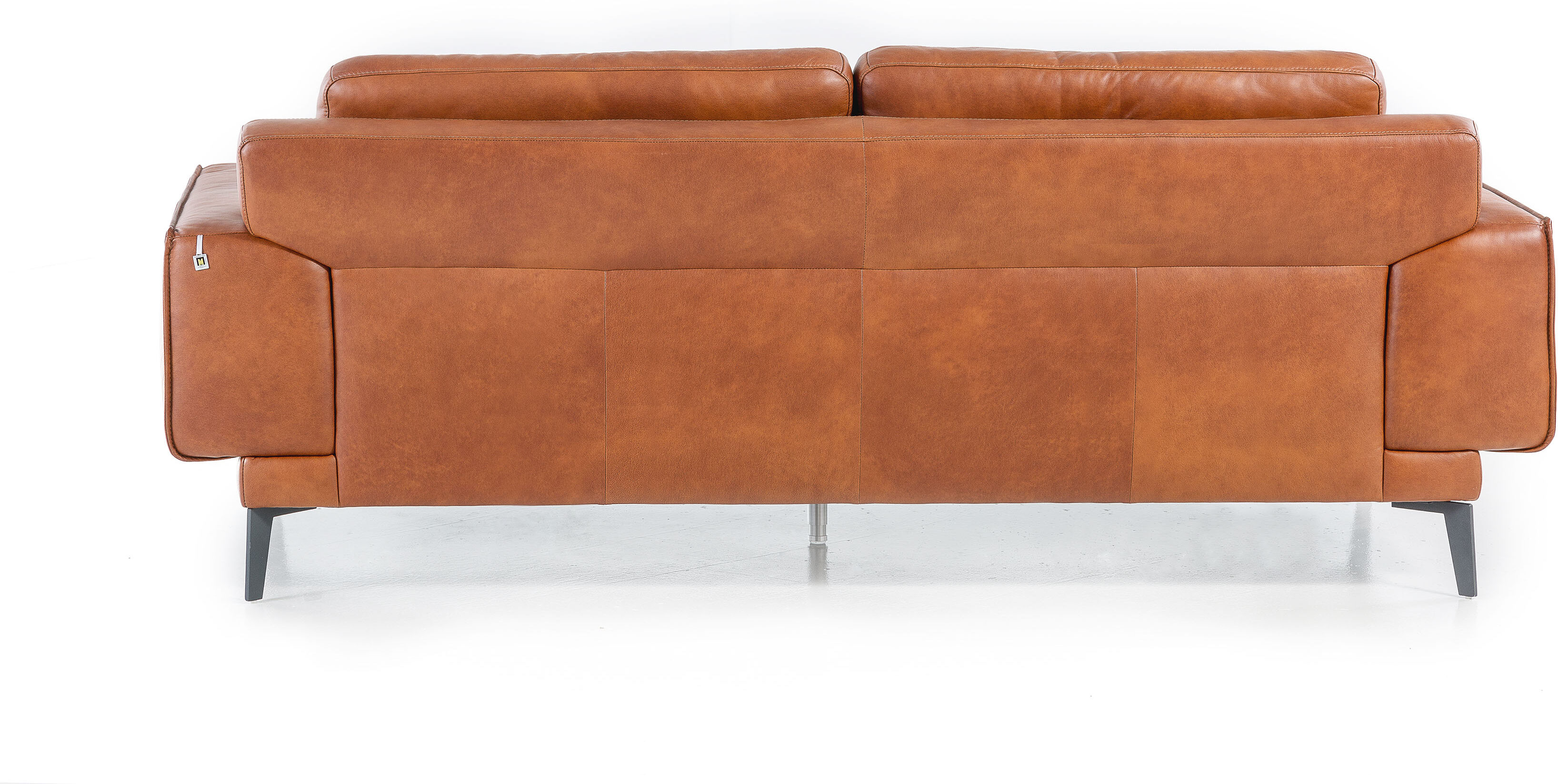 2-Sitzer W.SCHILLIG "Foscaari komfortabeler Federkern, erstklassige Verarbeitung", braun (cognac), B:213cm T:94cm, Sofas, Lederbezug der Extraklasse, Breite 213cm