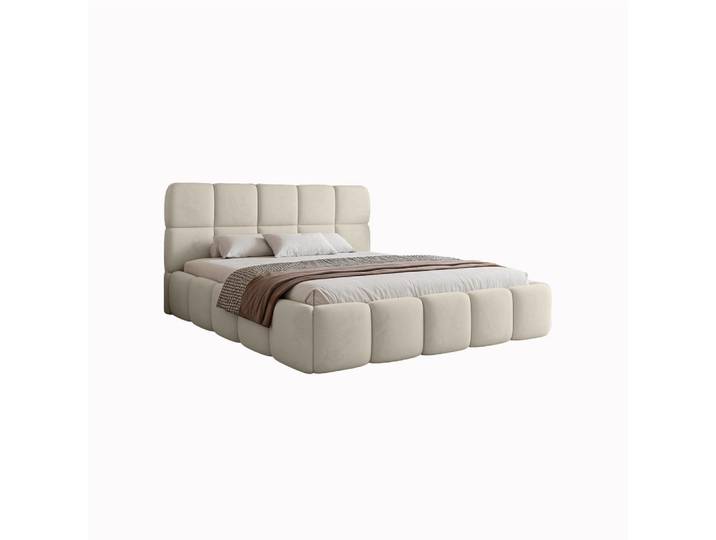 Fedve Polsterbett Mostar 180x200 cm, Beige, 180x200 cm, Schlafzimmer, Betten