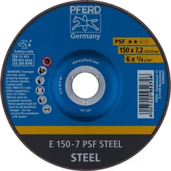 PFERD TOOLS Schruppscheibe E Universallinie PSF STEEL für Stahl - 62015628