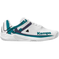 Kempa, Unisex, Hallenschuhe, Hallen-Sport-Schuhe Wing 2.0 W (37.5), Weiss, Violett, Blau