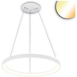 Isoled, Pendelleuchte, LED Hängeleuchte Orbit 580, weiss, 48W, rund, ColorSwitch 3000/3500/4000K, dimmbar (3000 lm)