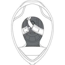 AGV K-1 S S26 Helmkronenpolster