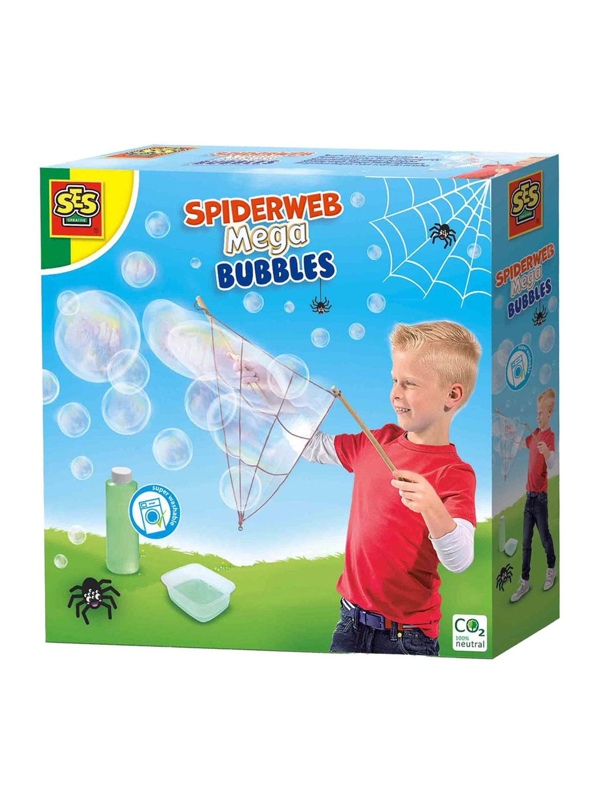 SES Creative Spider Web Mega Bubbles