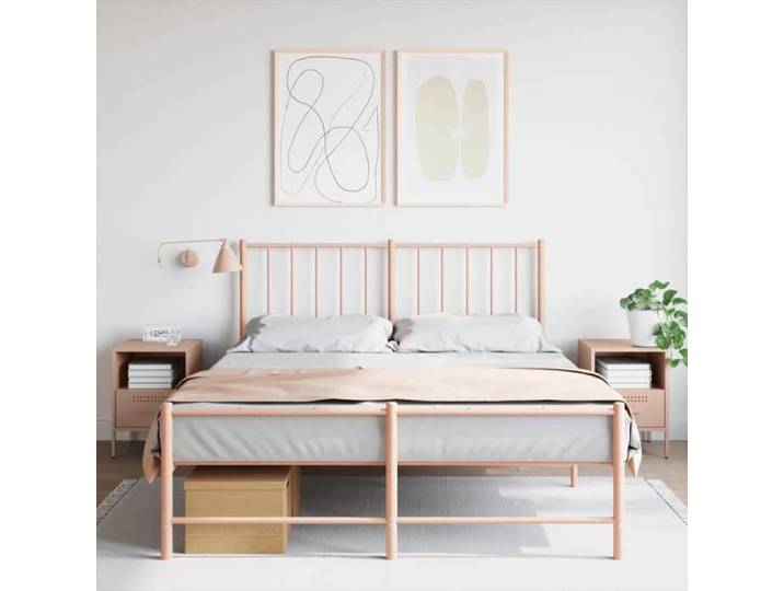 Tables de Chevet 2 pcs Armoires de Lit avec Pieds Tables de Nuit avec Compartiment Armoires de Nuit Chambre Rose 843057