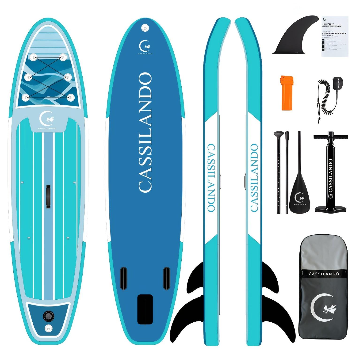 Stand-Up-Paddle-Board - SUP-Board - Paddelbrett - Aufblasbares Paddelbrett - Yoga-Board - 335 cm