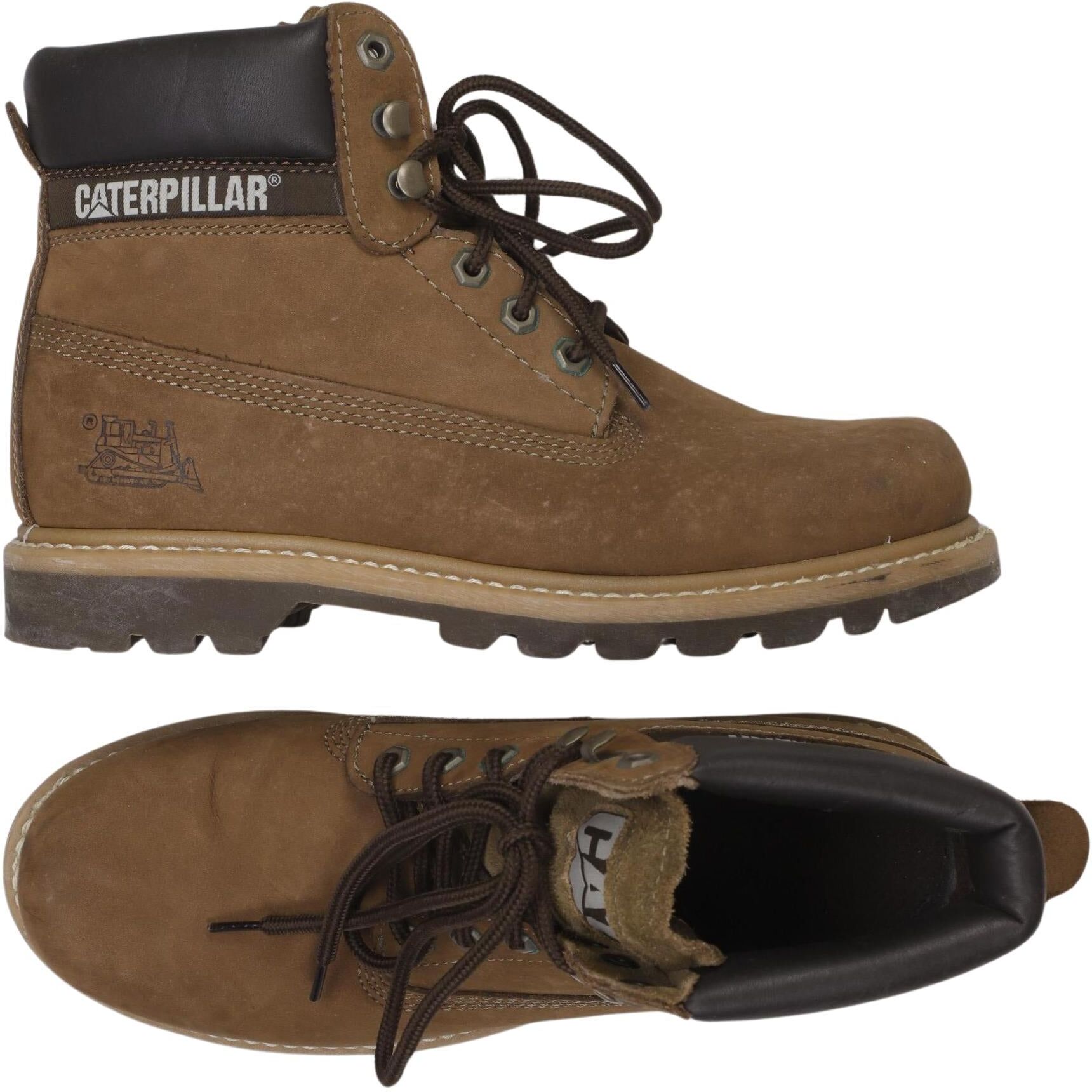 CAT by Caterpillar Herren Stiefel, Braun, Gr. EU 42, Leder - Second Hand
