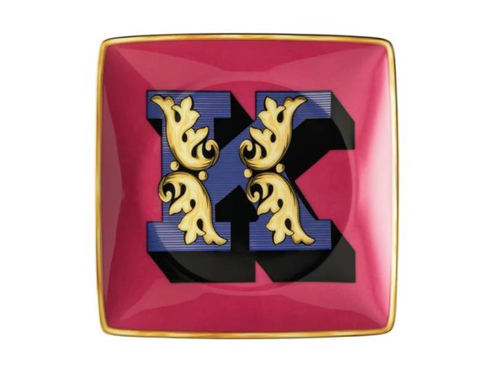 Versace Assiette 12 cm Versace Holiday Alphabet K
