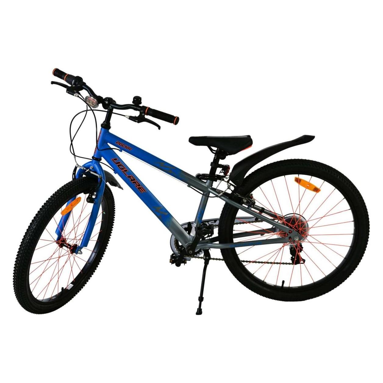 Volare Rocky Kinderfiets - 24 inch - Blauw - 7 speed (42413) (24") (42413)