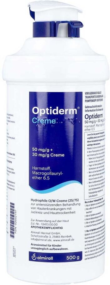 Optiderm Creme im Spender
