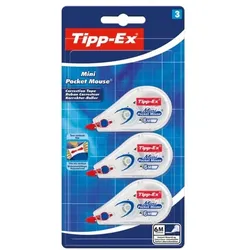 Tipp-Ex 3er-Pack Einweg-Korrekturroller »Mini Pocket Mouse« weiß