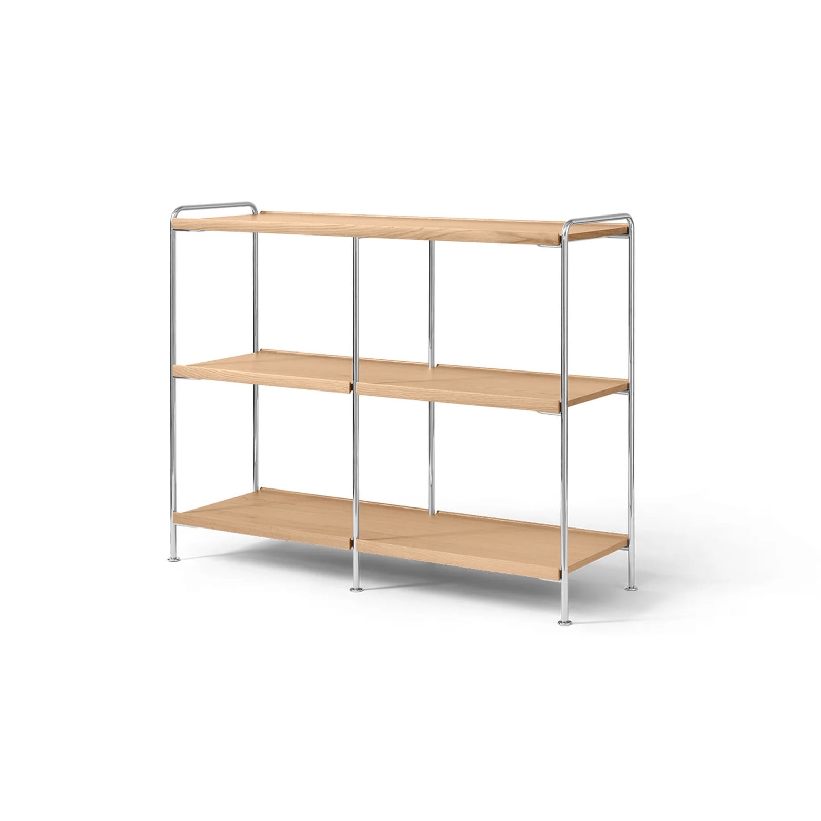 &Tradition Alima NDS5 wandrek Gelakt eik-chroom B/D/H: 123 x 38 x 95 cm