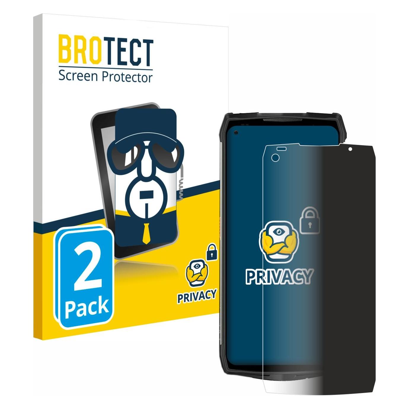 Brotect Sichtschutzfolie Anti-Spy Privacy Folie Blaulicht-Schutz (Ulefone Power Armor 13) (4342319)