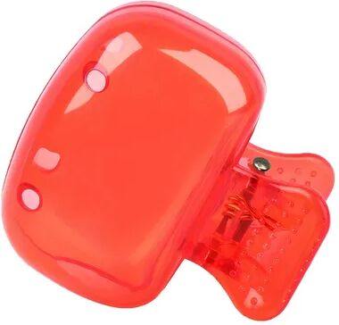 Youfap Market Protective Toothbrush Pod Case, Travel Toothbrush Head Covers, Portable Plastic Clip For Travel red